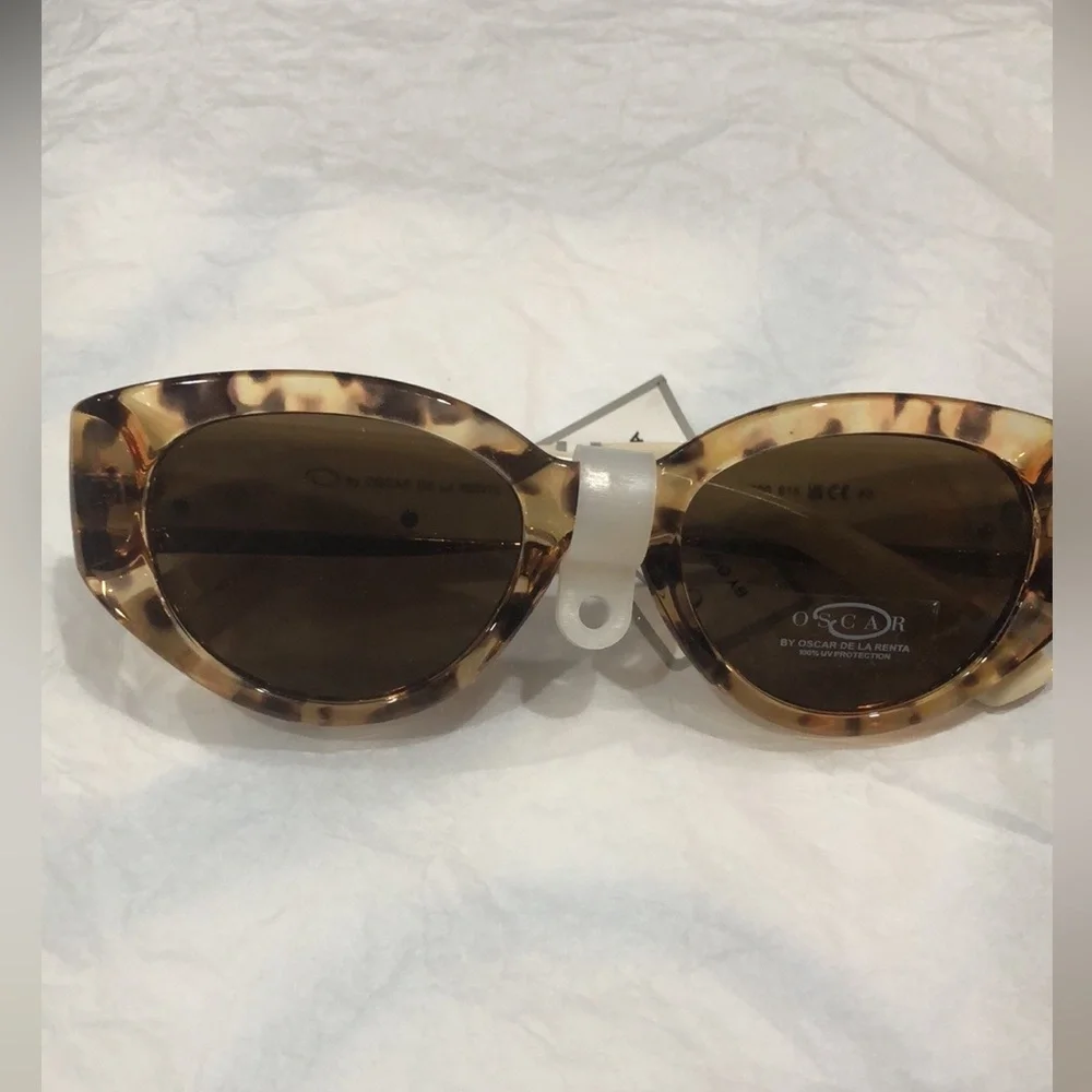 Oscar brown tortoiseshell oval‎ sunglasses new